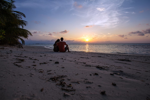 maldives sunset beach love sand