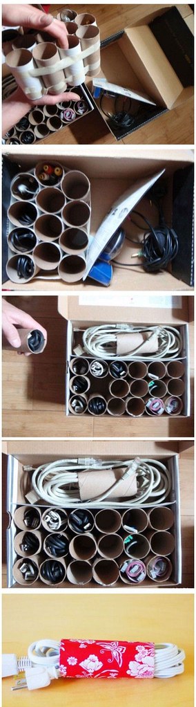 10 DIY Cord Organizers that Will Keep Your Home Clean