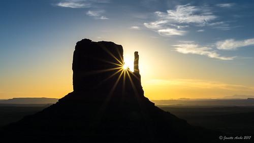 2017 50mmlens arizona monumentvalley navajotribalpark sonya6000 themittens usa westmittenbutte clouds silhouette sky sunrise travel sunstar sunburst
