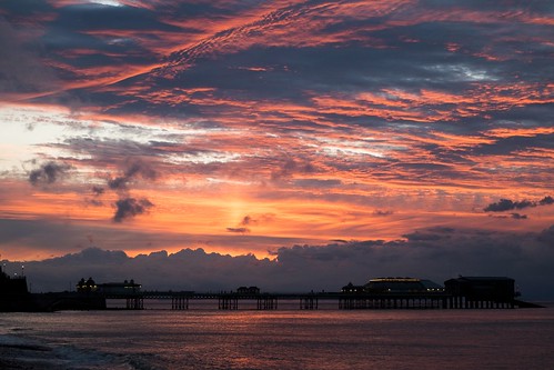cromer sunset pier seaside sea norfolk northnorfolk