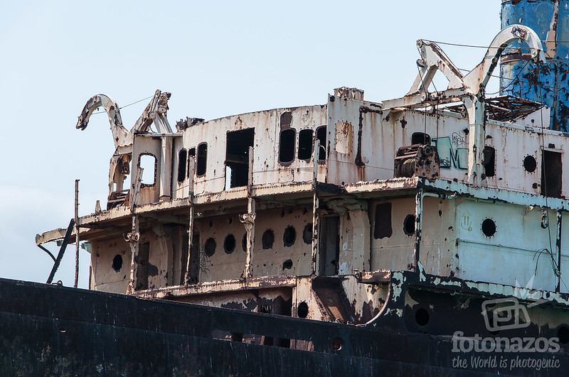 Temple Hall, el barco hundido cerca del puerto de Arrecife, Lanzarote