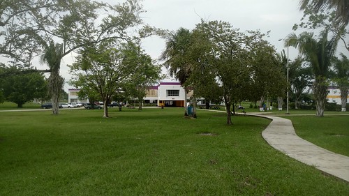 university belize college campus grass lawn belmopan
