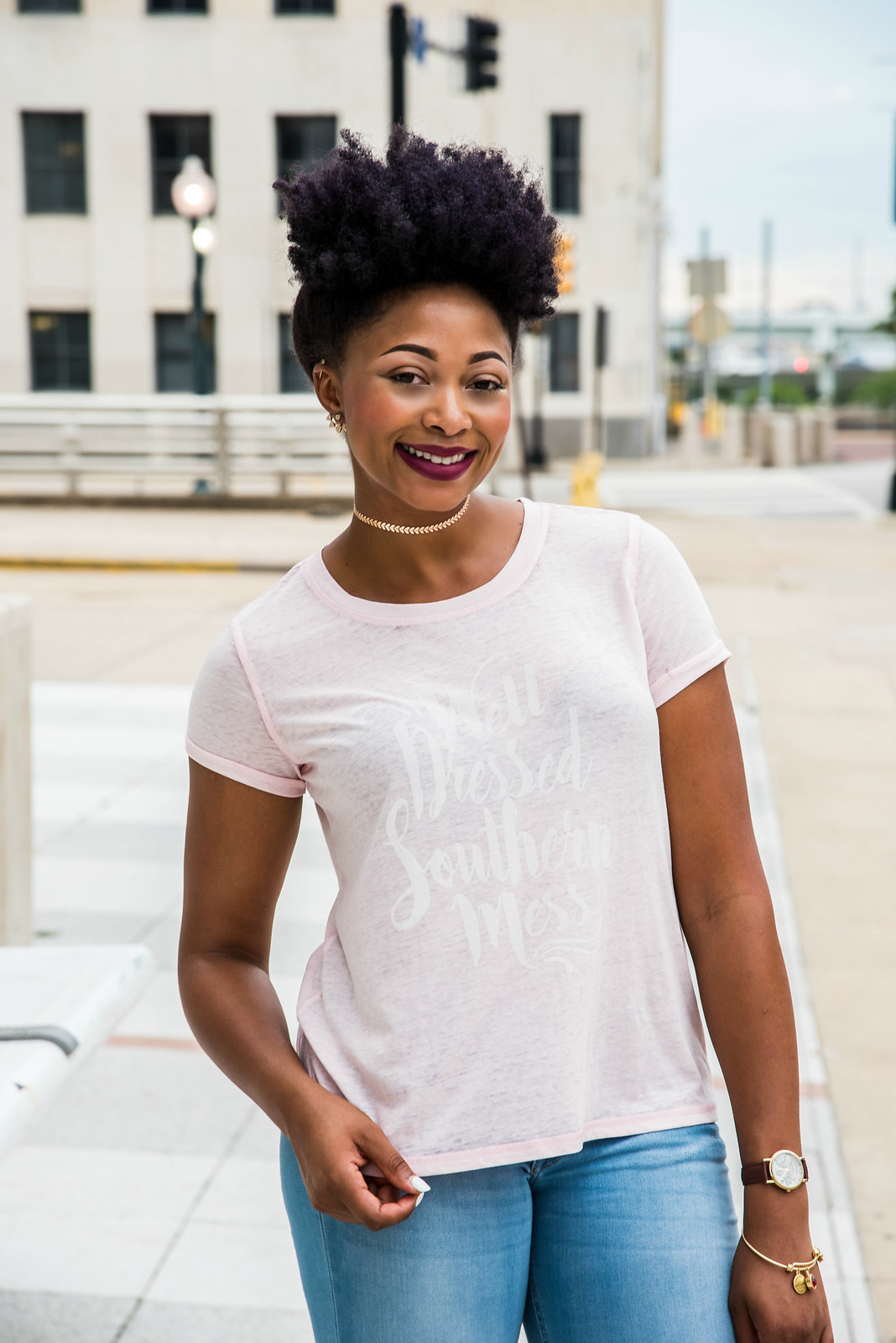 True Craft Well Dressed Southern Mess Boxy Tee