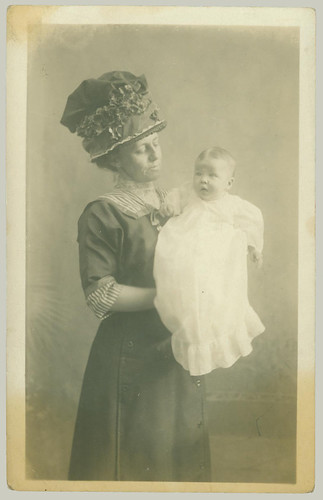 RPPC woman with child