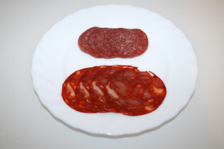 10 - Zutat Salami & Chorizo / Ingredient salami & chorizo