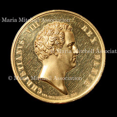 Maria Mitchell gold medal reverse