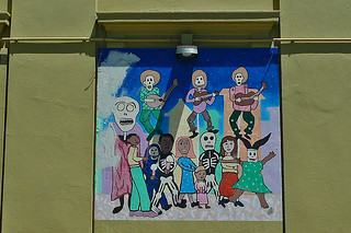 Sunday Streets Mission - Mural Music skeleton
