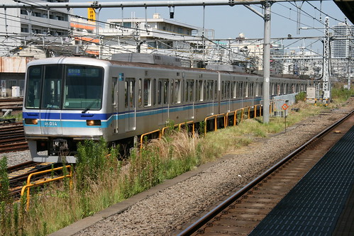Tokyo Metro 05 series(4th ver.) in Nakano.Sta, Nakano, Tokyo, Japan /Jul 15, 2017