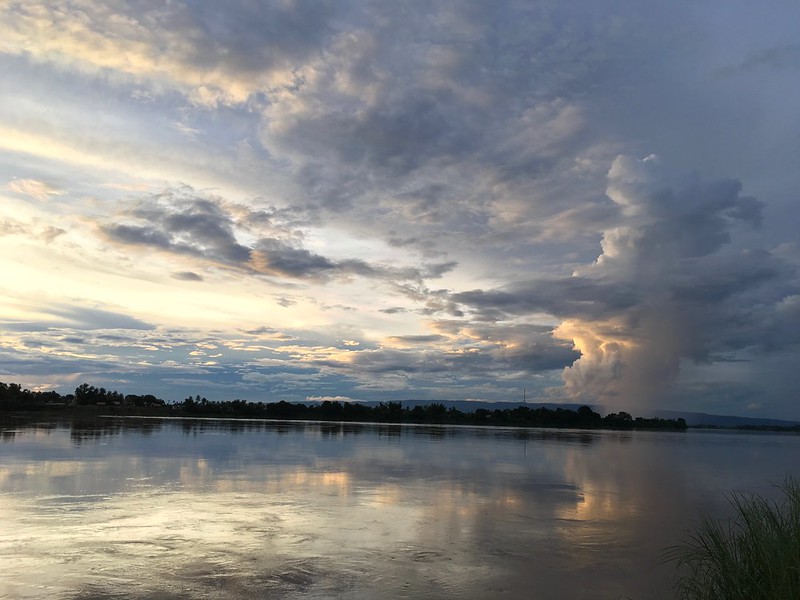 Evening Storm over Laos