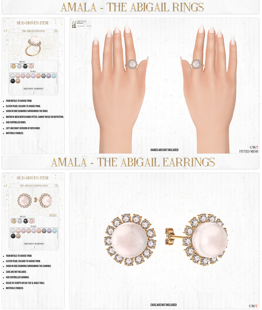 Amala - The Abigail Set for Fifty Linden Friday - SecondLifeHub.com