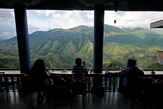 Overlooking Gunung Nona or "Erotic Mountain"