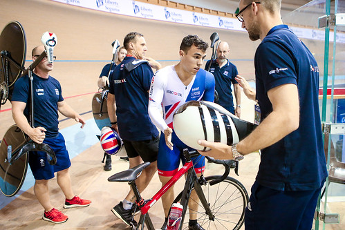 Great Britain Cycling Team at the 2017 UEC Junior and Under-23 Track European Championships - day two