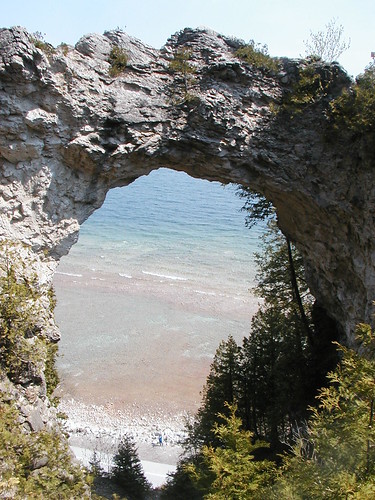 Arch Rock. From Mackinac Island with the Ghost of Magdelaine La Framboise
