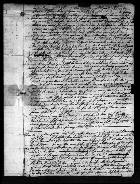 Will and Inventory of George Wade 1762