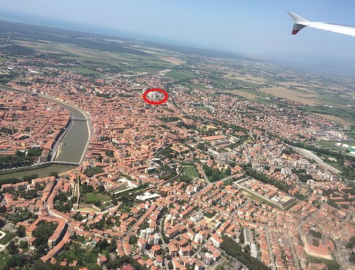 flying out of Pisa