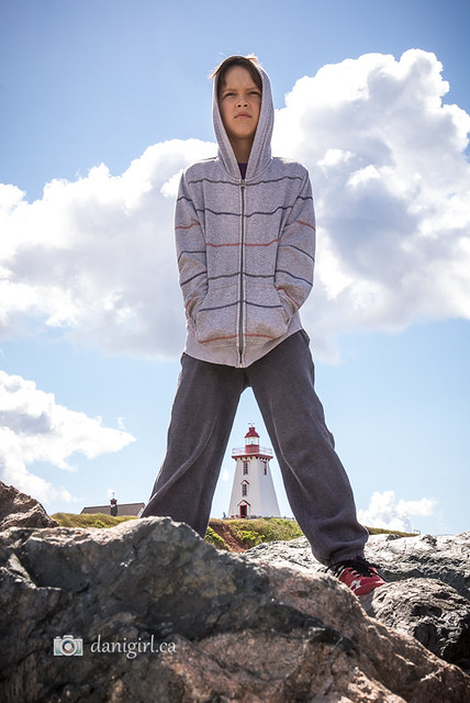 Lucas and the Souris Lighthouse