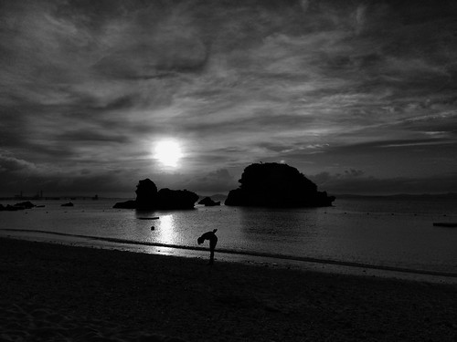 japan okinawa ikei beach ikeijima 日本 沖縄 伊計ビーチ 伊計島 伊計 apple iphone7 sunset 夕陽