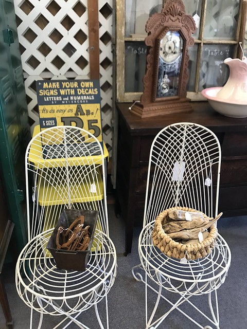 Napa July 13 2017 117 antique iron chairs
