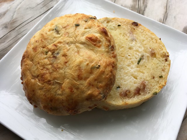 Bacon and cheddar biscuit - Reveille Coffee Co.