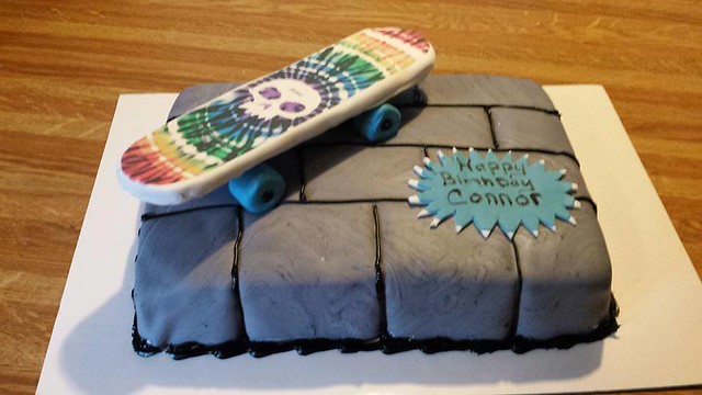 Skate Board Cake from Nothing Fancy Cakes & Desserts by Lori