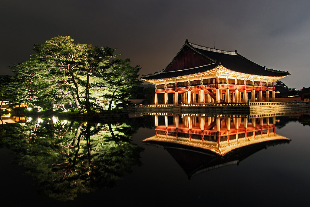 Gyeonghoeru in the Gyeongbokgung Palace