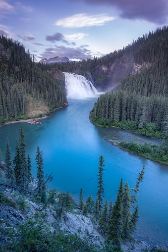 sky landscape sunrise lake forest water nature river travel blue clouds rock tree wood waterfall mountain dawn long exposure panoramic outdoors scenery scenic tumbler ridge no person canada bc murray castle cree monkman provincial park kinuseo brisith columbia kapaca tignapy