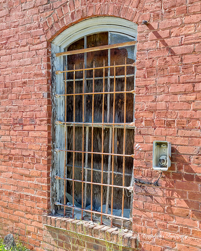 augphotoimagery bars brick building exterior old window earl northcarolina unitedstates