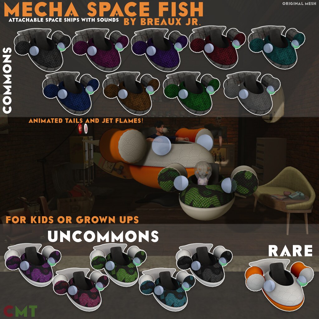 Mecha Space Fish Gacha Key - SecondLifeHub.com