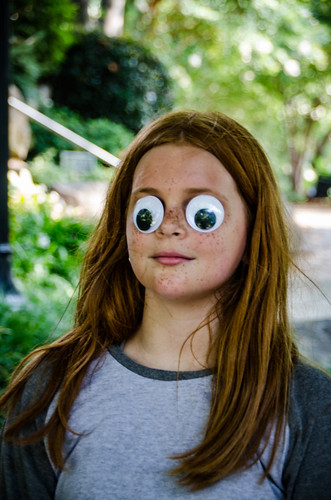 Emma with Googly Eyes