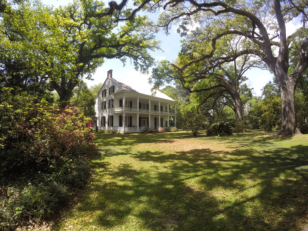 Image of Live Oaks Plantation with a pretty green scenery - Things to do in Baton Rouge 