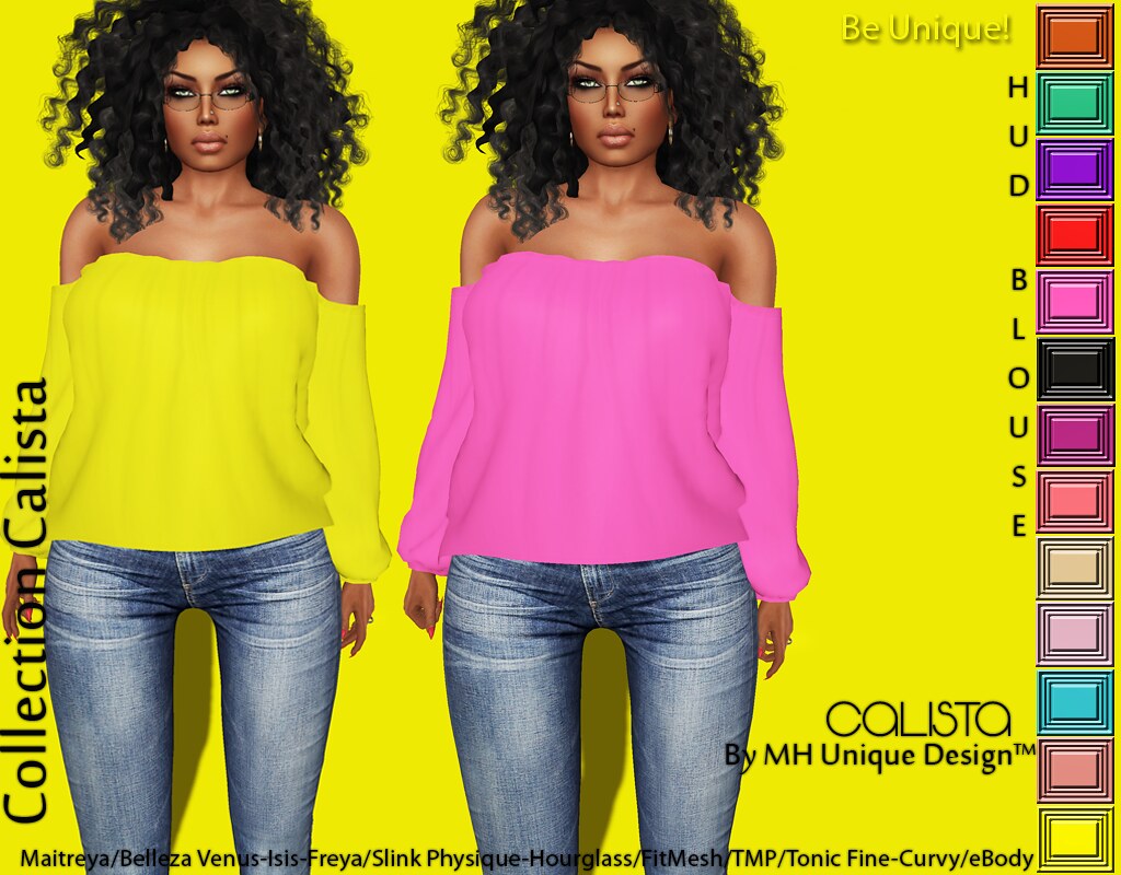MH-Calista Blouse Collection - SecondLifeHub.com