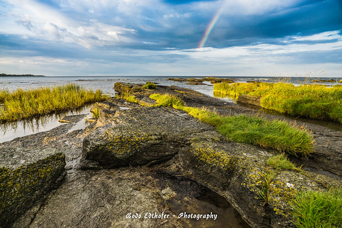 gislövhammar rainbow clouds stones rocks nature naturephotography landscape landscapephotography coast dramatic heaven regenbogen wolken steine felsen natur