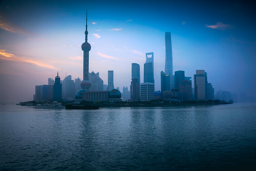 architecture asia background building business china chinese city cityscape district downtown famous financial fog highrise landmark modern morning oriental pearl river scene shanghai sky skyline skyscraper smog soft sunrise tower travel urban view water shanghaishi cn