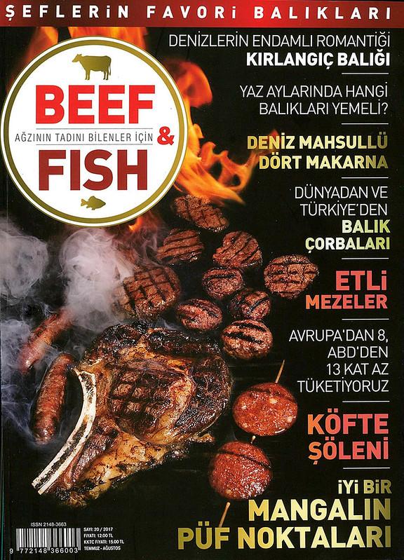 Beef&Fish dergisinde Alanya