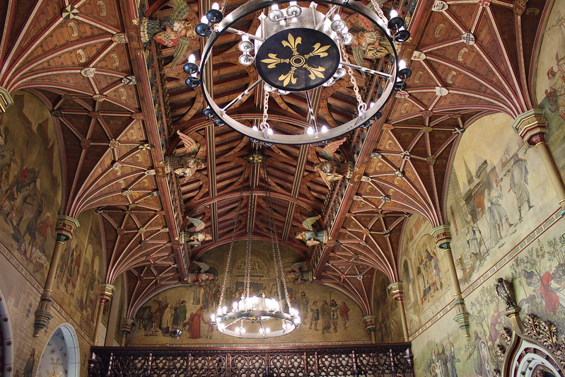 Decorations inside Cardiff Castle