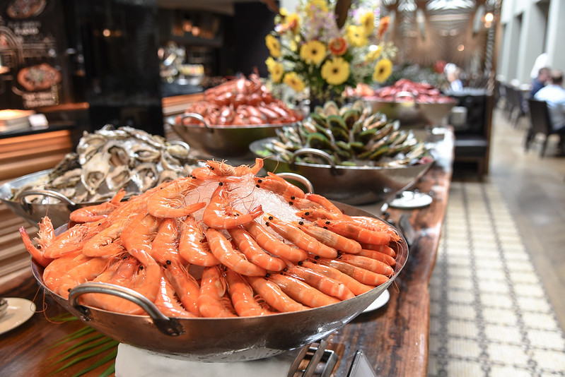 seafood counter - ash and elm sunday brunch