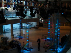 National Constitution Center Laser Show  at Blue Ball