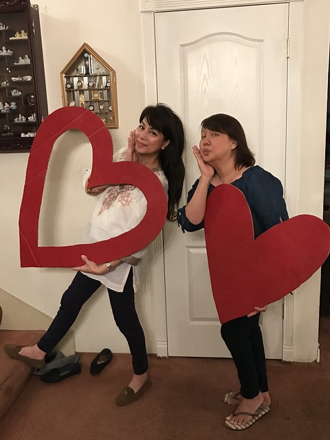Giant heart, sister love  July 17, 2017
