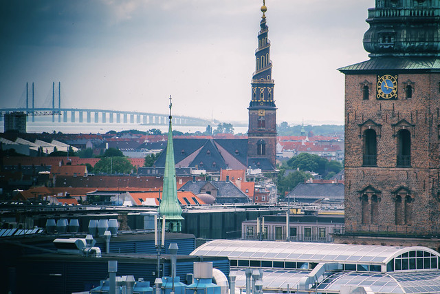 View from the Round tower in Copenhagen