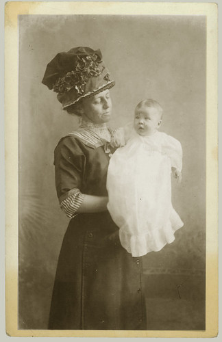 RPPC Woman and child