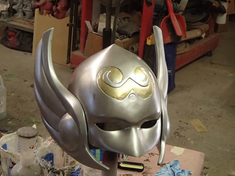 Assembled Thor Helmet