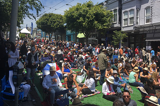 Fillmore Street Jazz Festival - Crowd Fillmore California