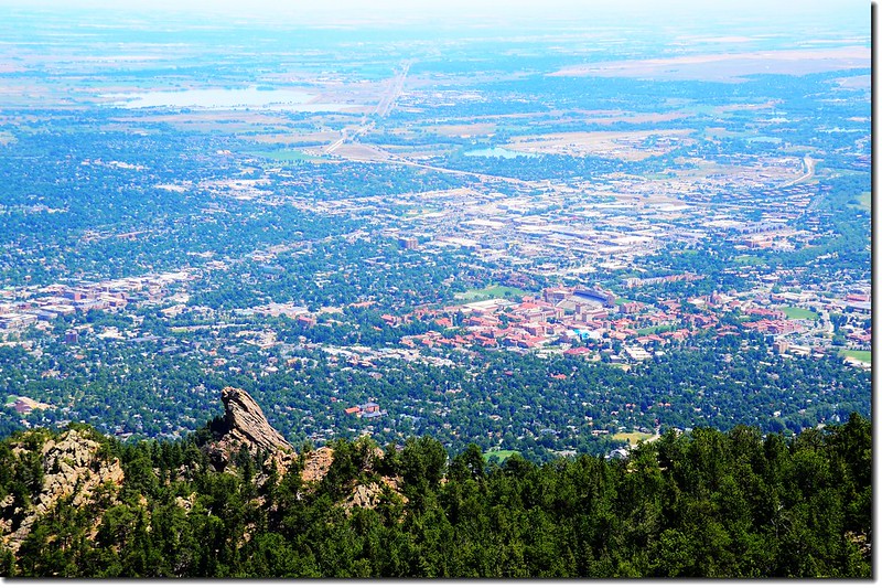Overlooking Boulder downtown from Green Mountain 2
