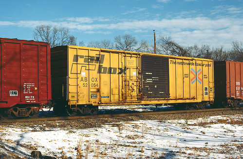abox 52054 railroad railbox freight car box boxcar flippin chuckzeiler chz