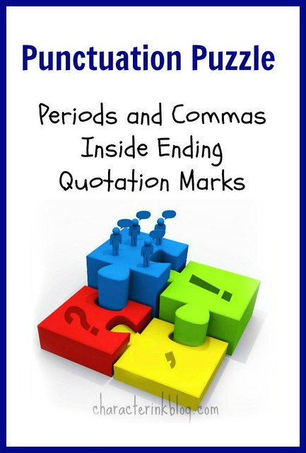 Punctuation Puzzle: Periods and Commas Inside Ending Quotation Marks