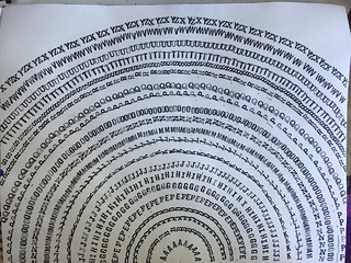 31a - Alphabet Mandala - Art Journal Page -
