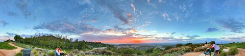 sunset newportcoast newportbeach california view vista panorama pano stitched clouds colors park orangecounty southerncalifornia