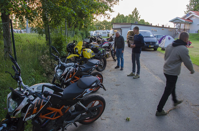 German bikers in Jonkoping