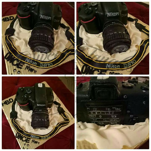 Camera Cake by Saniya Basit of Sweet Tangles cakery