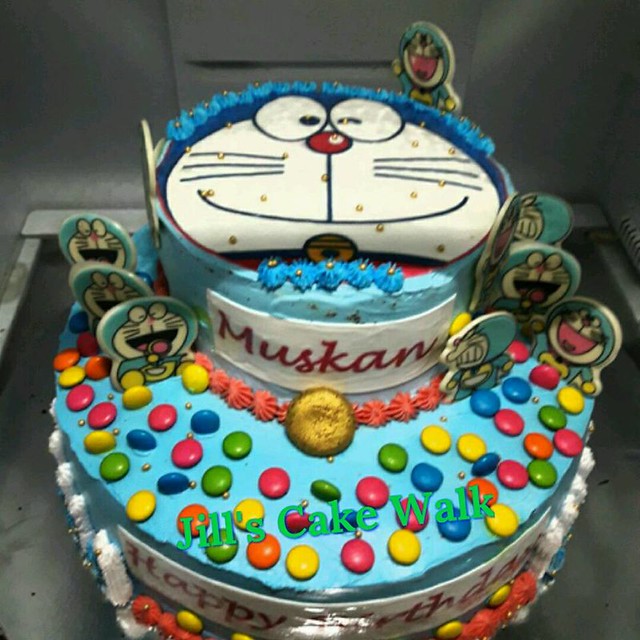 Doraemon Themed Cake by Jinal Thakkar of Jill's Cake Walk